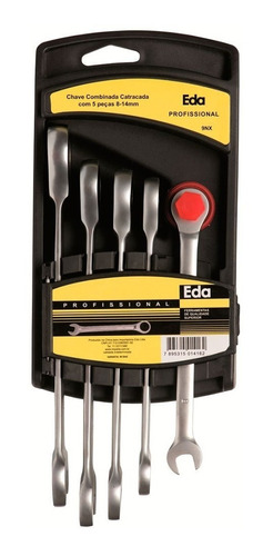 1 Chave Comb. Jg Eda Catracada Fixa 5pcs  9nx Fera 102851