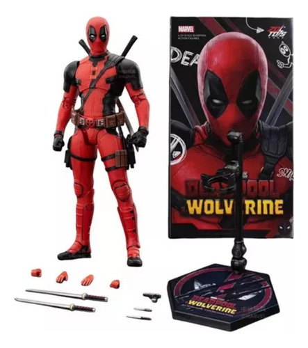 // Figura De Ação Original X-m Deadpool E Wolverine