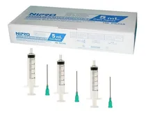 Comprar Jeringa Desechable 5ml C\u002Faguja 21gx32mm (1 1\u002F4) Verde C\u002F100p