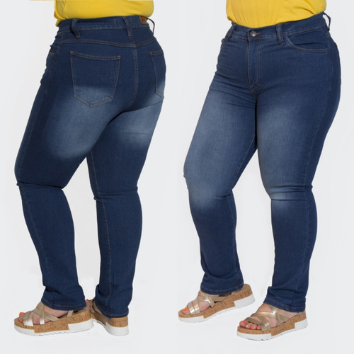 Imagen 8 de 9 de Sashenka Pantalón Jean Talla Grande Plus L, Xl 2xl 3xl 4xl