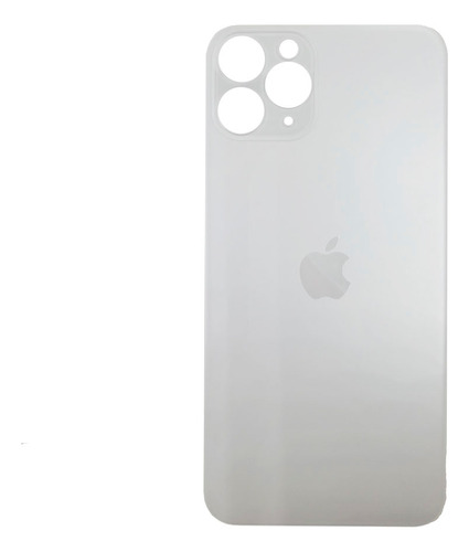 Tapa Trasera Para iPhone 11 Pro Color Blanco + Adhesivo