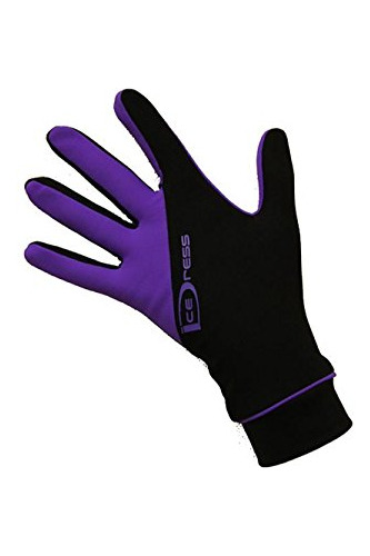 Icedress Two Color Thermal Figure Skating Gloves Sport (bl