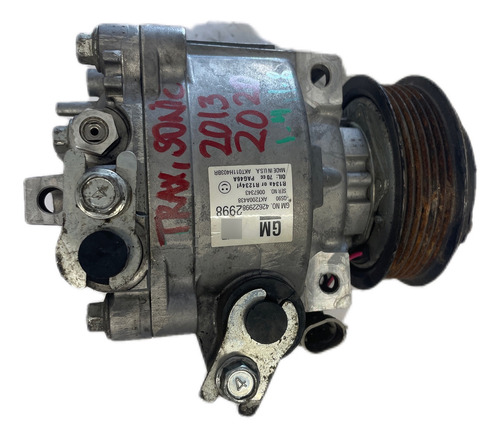 Compresor Chevrolet Trax/sonic 2013-2020 Motor 1.4 1.8 (Usado)