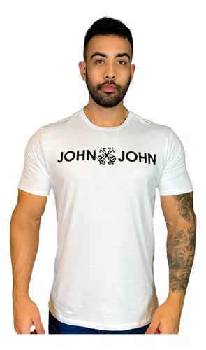 Camiseta John John Masculina JJ Logo Preta