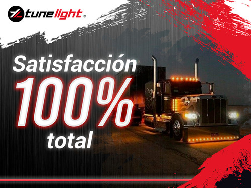10) Plafones Lat Rojos Con 12 Leds Rectangulares Tunelight