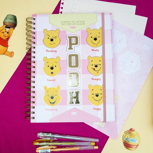 Caderno Smart Universitário Ursinho Pooh Disney - Dac