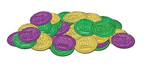 Monedas De Plástico Para Mardi Gras