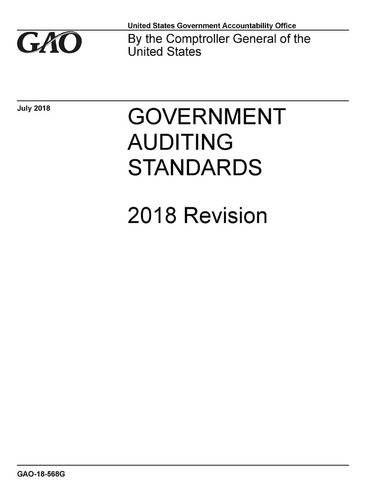 Libro: Government Auditing Standards: 2018 Yellow Book