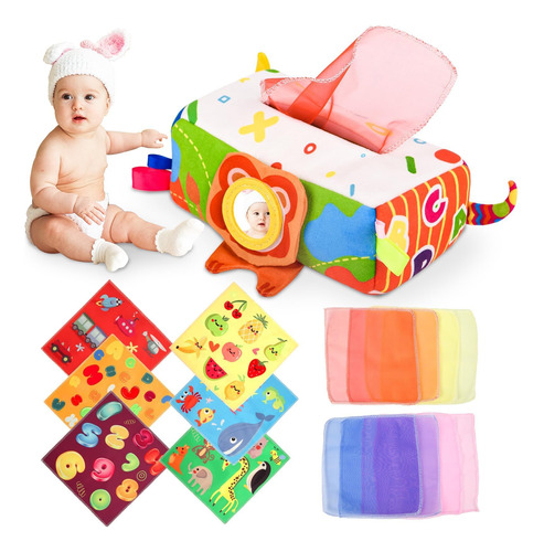 Yogingo Juguetes Para Bebes De 6 A 12 Meses, Caja De Panuelo