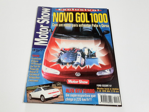 Revista Motor Show Porsche 993 Turbo/ Alfa Spider/ Dez1996