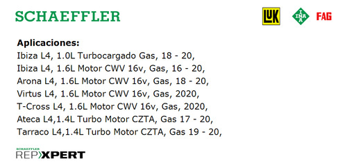 Polea Tensora De Distribución Audi A3 2013 1.4l