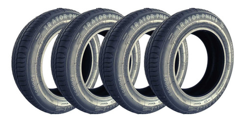 Kit 4 Pneu 185/60/15 Remold +4 Bico Com Borracha Vipal