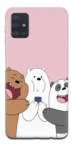 Imagen 5 de 10 de Funda Samsung A31 A21s A11 Escandalosos Bare Bears Panda
