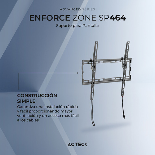 Soporte Smart Tv Acteck Enforce Sp464 32 A 70 Pulgadas 45kg