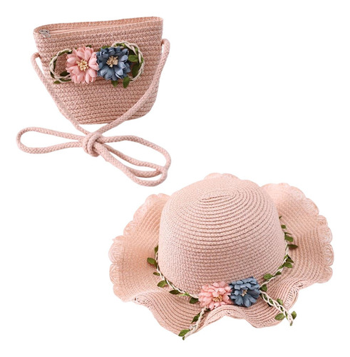 Sombrero De Sol Para Niños, Gorro De Playa, Bolso De Mano