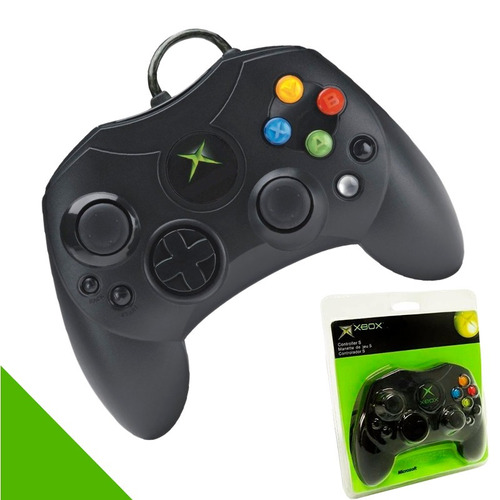 Control Xbox Consola Clásica Nuevo Genérico Negro