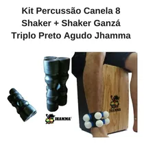 Comprar Kit Percussão Jhamma Shaker Triplo Canela 8 Shaker Promoção