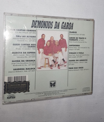 Cd Demônios Da Garoa - Esses Divinos ( 20653 ) (Usado)