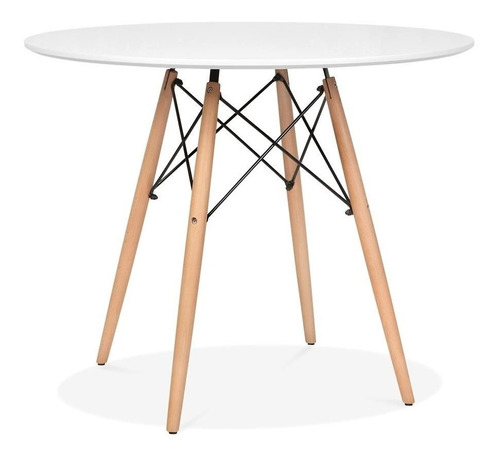 Mesa De Comedor Eames 80 Cm Diámetro