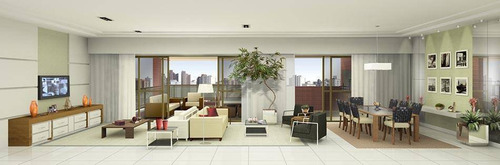 Imagem 3 de 11 de Cobertura Com 4 Dormitórios À Venda, 433 M² Por R$ 5.850.000,00 - Vila Mariana - São Paulo/sp - Co0004