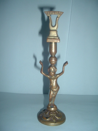 Figura De Niño En Bronce 