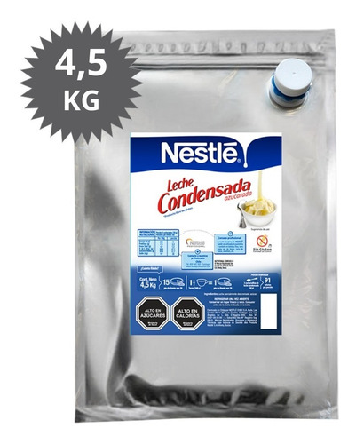 Leche Condensada Nestlé Bolsa 4,5 Kg