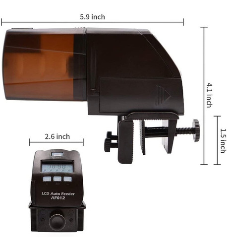 Alimentador Automático Af102 Para Peces