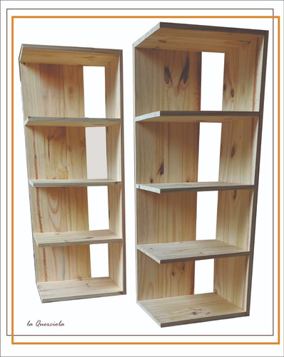Imagen 3 de 9 de Estantería / Biblioteca / Mueble De Baño En Pino