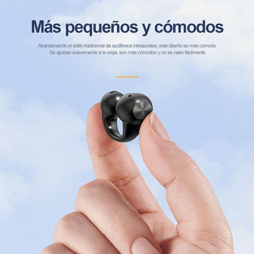 Auriculares Bluetooth 5.3 Deportivos Clip Para Oídos