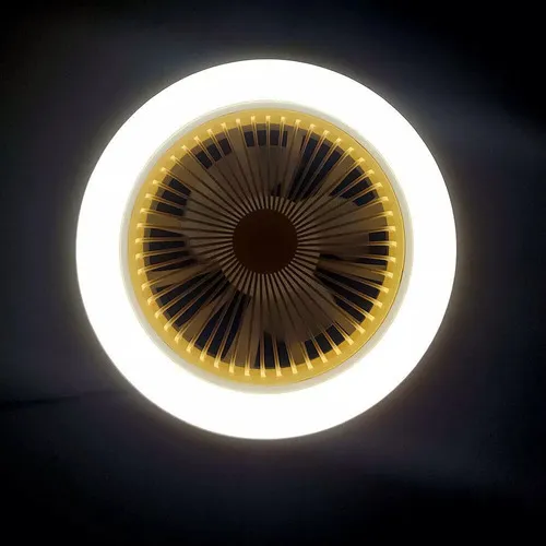 Luces Led Con Ventilador Enchufe Silencioso De 30 W Color