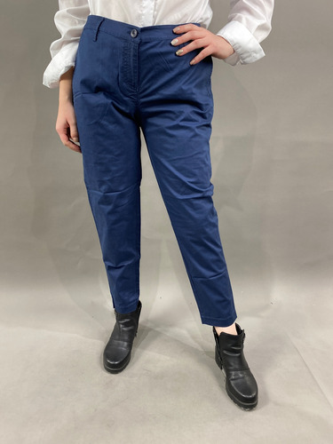 Pantalón Marca Eileen  Fisher De Color Azul (talla M)