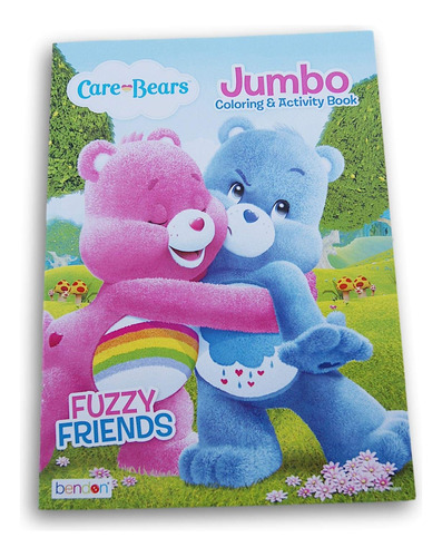 Libro Para Colorear Care Bears Fuzzy Friends 80 Páginas