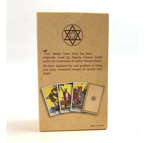 W Baraja Original De Tarot De Waite De 78 Cartas Con