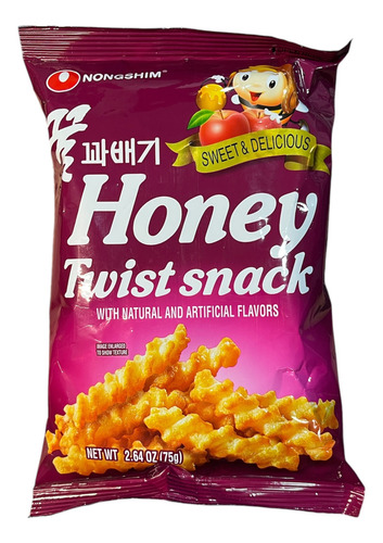 Snack Twins Honey 75g - Origen Korea