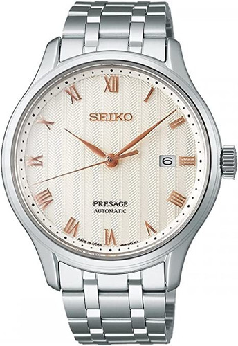 Seiko Presage Srpf45j1 - Reloj Automático De Cristal De