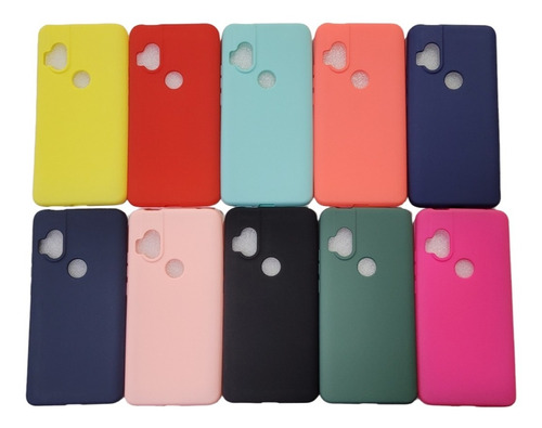 Funda Forro Estuche Goma Para Motorola One Hyper