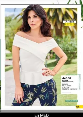 Blusa blanca cklass sales