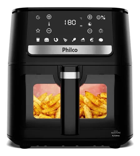 Air Fryer Philco 9,5L Visor Glass Redstone 1800W PAF95A