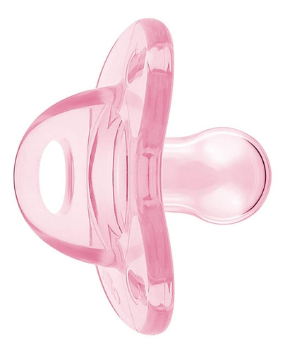 Chupeta Soft Calming 100% Silicone Simét. Tam.2 Rosa - Lillo