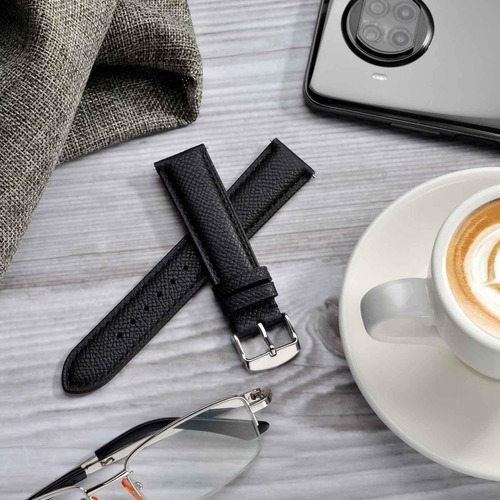 Correas De Reloj De Cuero Con Textura Para Mujeres Y Hombres
