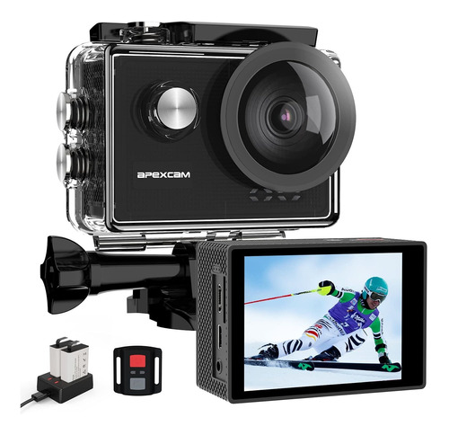 Apexcam 4k 60fps Camara Accion Eis Estabilizacion 20mp 2