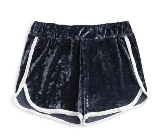 Pantalones Cortos De Terciopelo Para Mujer Bodycon De Cintur Pantalones Cortos De Terciopelo Para Mujer Bodycon De Cintur