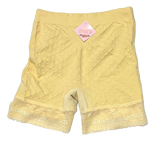 Short Licra Encaje Push Up Bottoms Levanta Glúteo Unitalla