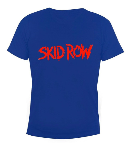 Remera Niño Algodón Skid Row Hard Rock Heavy Metal 