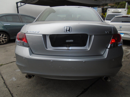 Imagem 10 de 15 de Honda Accord Ano2008 V6 Top Aut 70.000km Cor Prata Raridade