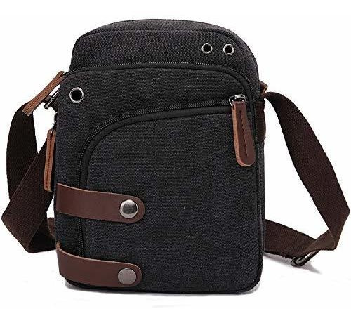 Bolso Bandolera De Lona Pequeño Bolso De Viaje Mini Bolso D