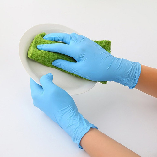 Guantes Desechables De Nitrilo De Examen Médico Guantes De