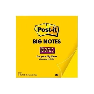 Post-it Big Notes Grandes Nottas Amatillas Super Pegajoso