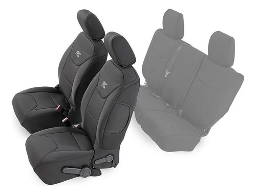 Fundas De Asiento Negras Jeep Wrangler Jk 2013-2018