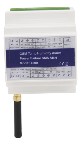 Sistema De Alarma De Temperatura Gsm Con Relé De Alerta Sms